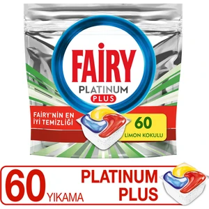 Platinum Plus Bulaşık Makinesi Deterjanı Tableti / Kapsülü 60 Yıkama