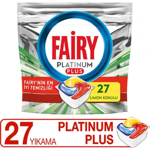 Platinum Plus 27 Yıkama Bulaşık Makinesi Deterjanı Tableti / Kapsülü