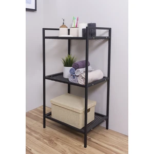 Dekoratif Izgara Desenli Metal Banyo Rafı Havluluk Sabunluk Çok Amaçlı Dolap Banyo Organizer