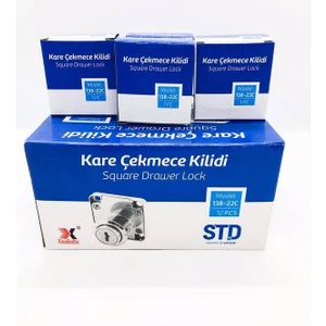 Ray Aksesuar Std  Dolap Kilidi Ofis Masa Kildi-Çekmece Kilidi 12 Adet 1 Kutu