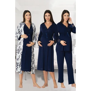 Effortt 8096 Dörtlü Çiçekli Lohusa Seti