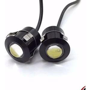Car Accesorıes Ayna Altı Kartal Gözü LED Delmeli - Beyaz