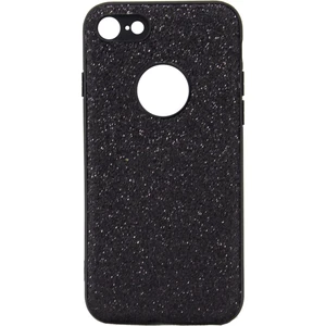 iPhone 7-8 360 Derece Slim Premium Simli  Silikon Kılıf Siyah