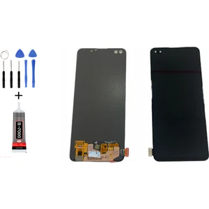 Telefon Kulübesi Oppo Reno 4 4 Lite LCD Ekran Dokunmatik Tamir Seti Hediye !!!