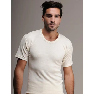 100 Erkek Yün Fanila Kısa Kol