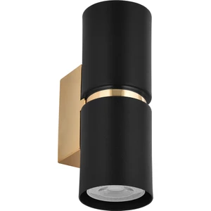 Çift Yönlü Iç Mekan Siyah Gold Aplik 2x5W 4000K Ilık Beyaz NA101