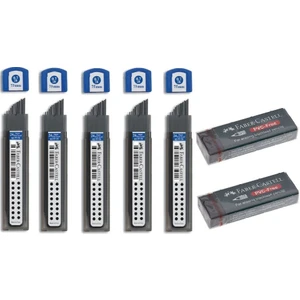 0.7mm Uç 5'li Paket + 2'li Büyük Sınav Silgisi