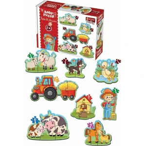 Dıytoy 1734 Dıytoy, Baby Puzzle- Ilk Çiftlik Puzzle