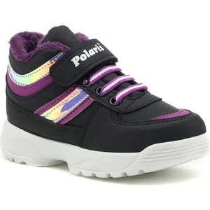 612155.P1PR Siyah Kız Çocuk Sneaker Ayakkabı