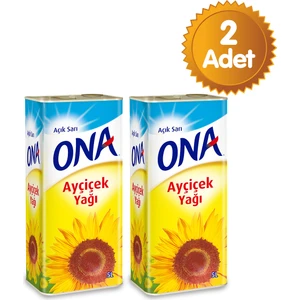 Ayçiçek Yağı 5 Lt Teneke X2 Adet