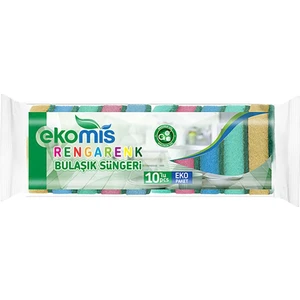 Klasik Bulaşık Süngeri Düz 5'li