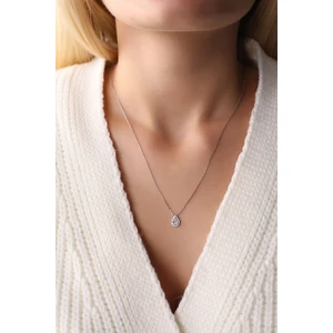 Lia Berto Damla Model 925 Ayar Gümüş Kolye