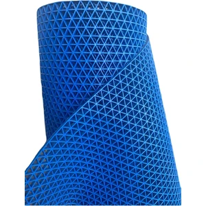 Zmat Yıldız-Mat Kaymaz Islak Zemin Paspası Eni  120 cm Kalınlık 6 mm Mavi