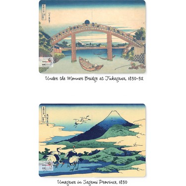 thumbnail image 2 of Retronote Mount Fuji Series IV - A5, Hokusai 4'lü Defter Seti IV 2 of 14