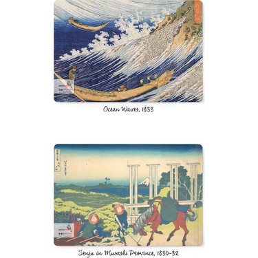 thumbnail image 2 of Retronote Mount Fuji Series IV - A5, Hokusai 4'lü Defter Seti IV 2 of 14