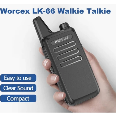 Worcex Lk-66 Pmr Telsiz (Tekli