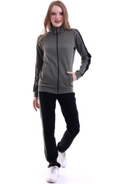 Stil Adventure Stil Adventure-Yanları Şeritli, Slim Fit Bayan EŞOFMAN-SA1507