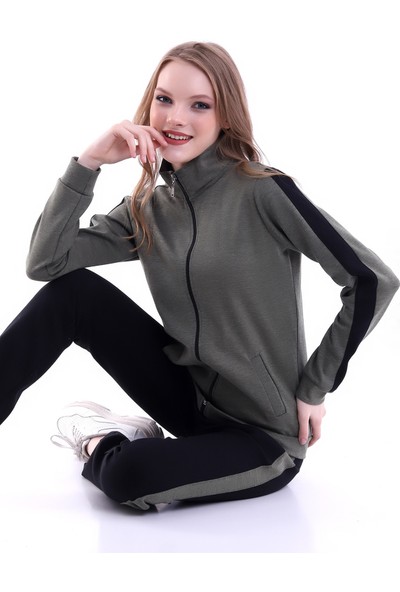 Stil Adventure Stil Adventure-Yanları Şeritli, Slim Fit Bayan EŞOFMAN-SA1507