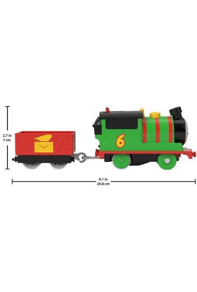 Thomas ve Arkadaşları Thomas & Friends Thomas ve Arkadaşları Motorlu Büyük Trenler Percy HDY60 Lisanslı