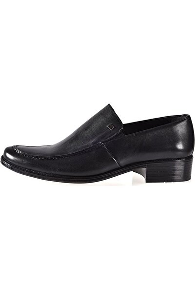 Fosco 1327-5 Erkek Hakiki Deri Klasik Ayakkabı Siyah