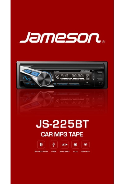 Jameson JS-225BT Usb/sd/fm/bluetooth Oto Teyp