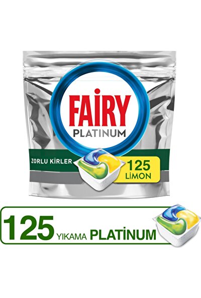 Fairy Platinum 125'li Bulaşık Makinası Deterjanı Tableti / Kapsülü
