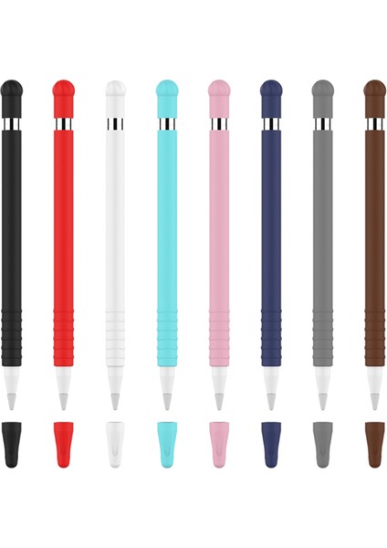 Apple Pencil 1. Nesil Uyumlu Silikon Koruma Kılıfı Siyah indirimleri