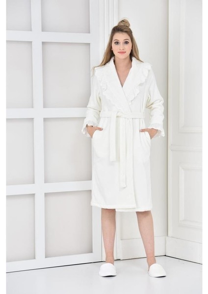 Elsa Kadın Krem Small Bornoz