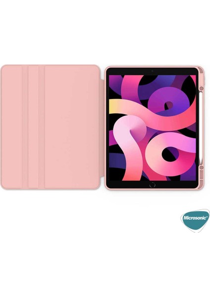 Apple iPad Pro 11 2021 3. Nesil Kılıf (A2377-A2459-A2301-A2460) Regal Folio Pembe