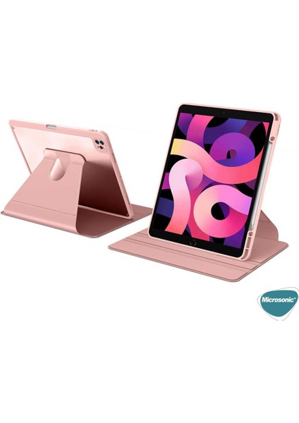 Apple iPad Pro 11 2021 3. Nesil Kılıf (A2377-A2459-A2301-A2460) Regal Folio Pembe