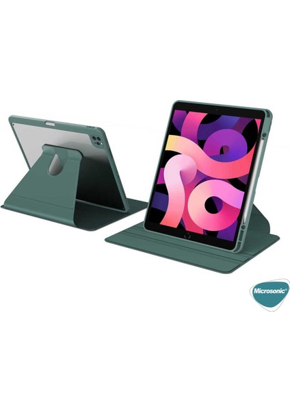 Apple iPad Pro 11 2021 3. Nesil Kılıf (A2377-A2459-A2301-A2460) Regal Folio Koyu Yeşil