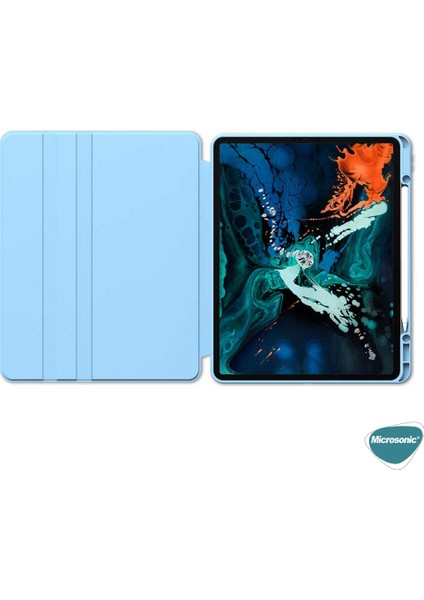Apple iPad Pro 11 2020 2.nesil Kılıf (A2228-A2068-A2230) Regal Folio Mavi modelleri