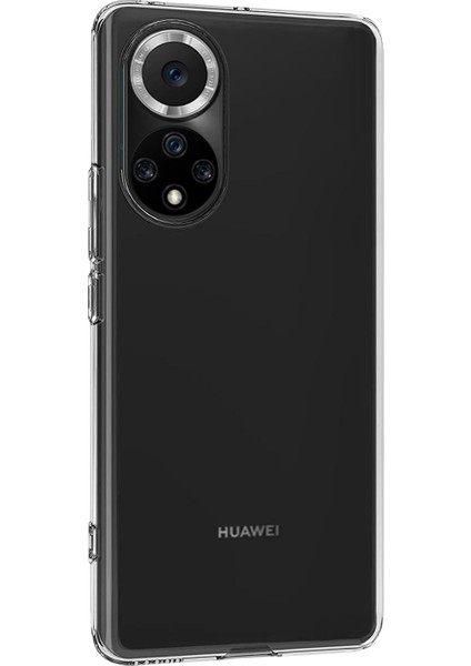 Huawei Nova 9 Kılıf Transparent Soft Beyaz