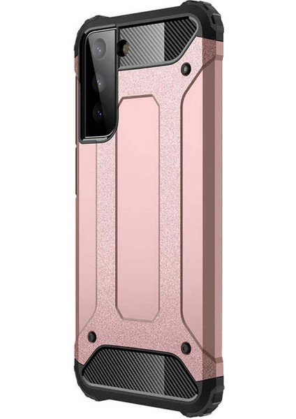 Samsung Galaxy S22 Kılıf Rugged Armor Rose Gold