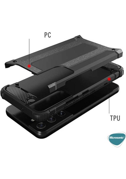 Samsung Galaxy S22 Kılıf Rugged Armor Rose Gold