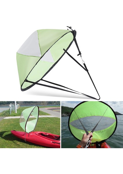 42IN Taşınabilir Pvc Downwind Rüzgar Paddle Anında Popup Kurulu Yeşil (Yurt Dışından)