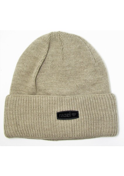 Erkek Akrilik Bere Bej