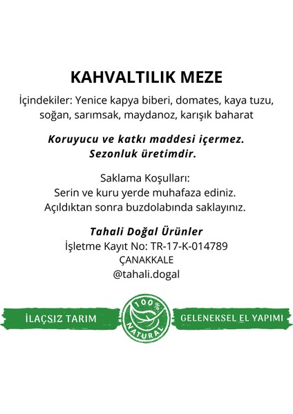 Kahvaltılık Meze