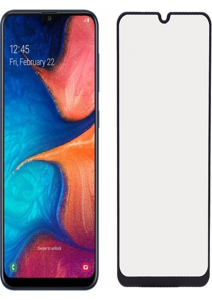 Galaxy A20 Mat Seramik Nano 9d Ekran Tam Kaplayan Kırılmaz Cam Ekran Koruyucu