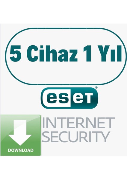Internet Security 5 Cihaz 1 Yıl - Dijital Kod