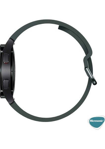 Samsung Galaxy Watch 4 44MM Kordon Solid Silicone Band Petrol Mavisi