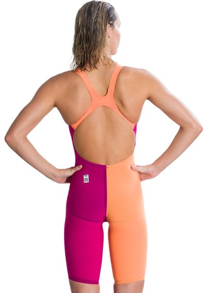 Lzr Elite 2 Openback Kneeskin (Eflatun/turuncu)