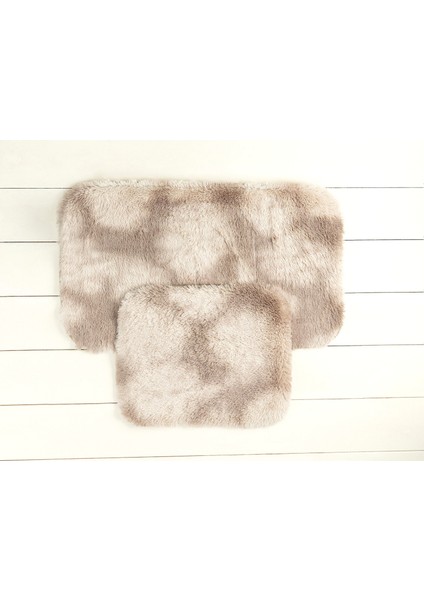 Damien 2'li Banyo Paspası - Gri 60 x 100 cm. + 50 x 60 cm. modelleri