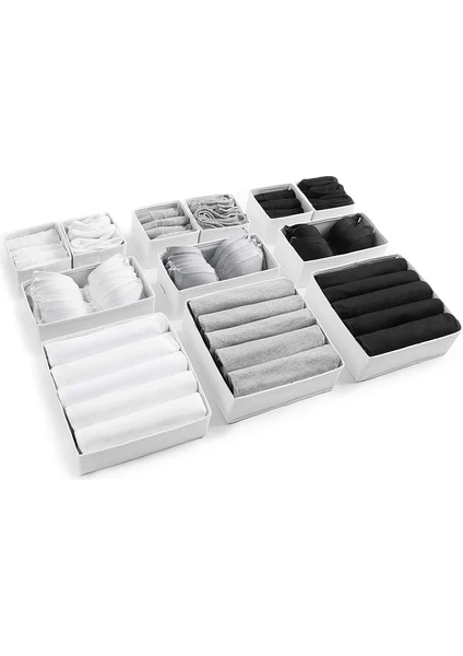 Rek Home 12'li Çekmece Içi Düzenleyici Organizer Set