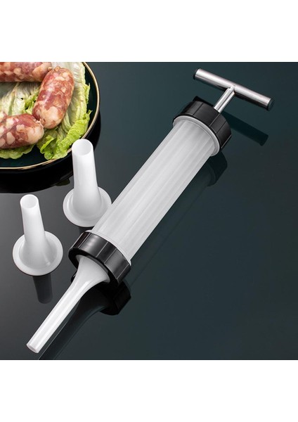 Sosis Maker Et Stuffer Sosisli Sosisli Doldurma Makinesi ile 3 Dolum Memeleri (Yurt Dışından)
