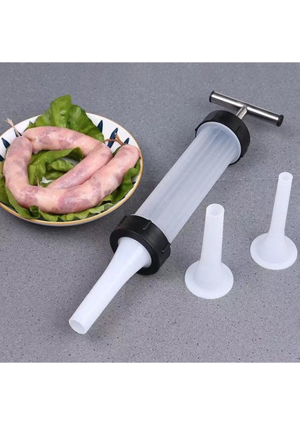 Sosis Maker Et Stuffer Sosisli Sosisli Doldurma Makinesi ile 3 Dolum Memeleri (Yurt Dışından)