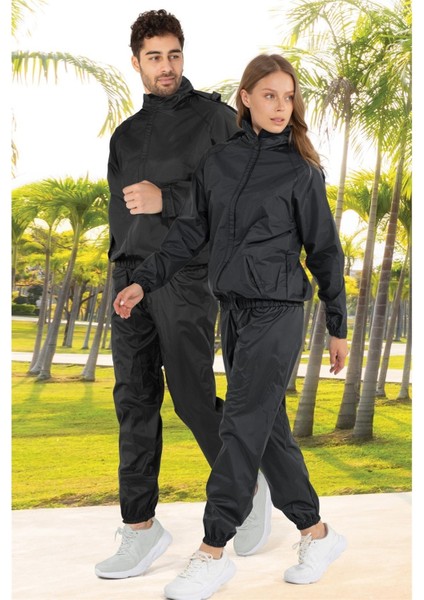 Termal Sauna Eşofmanı - Yağ Yakıci Inceltici Sauna Terleme Eşofmanı Orijinal Ürün indirimleri