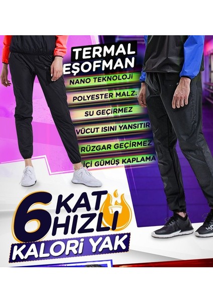 Termal Sauna Eşofmanı - Yağ Yakıci Inceltici Sauna Terleme Eşofmanı Orijinal Ürün fiyatları