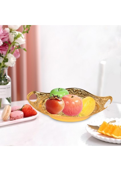 Altın Meyve Tabağı Kolye Çanak Aperatif Somun Tepsisi Dekorasyonu ile Kolları (Yurt Dışından)