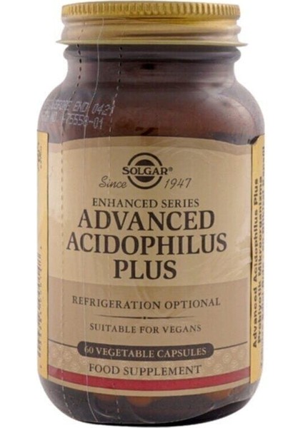 Advanced Acidophilus Plus 60 Kapsül